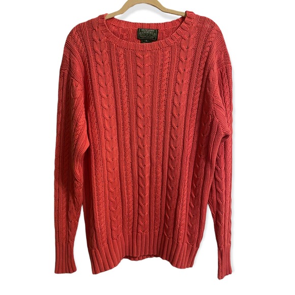 Ralph Lauren Sweaters - Ralph Lauren Country Pink Knit Crewneck Sweater Size Large
